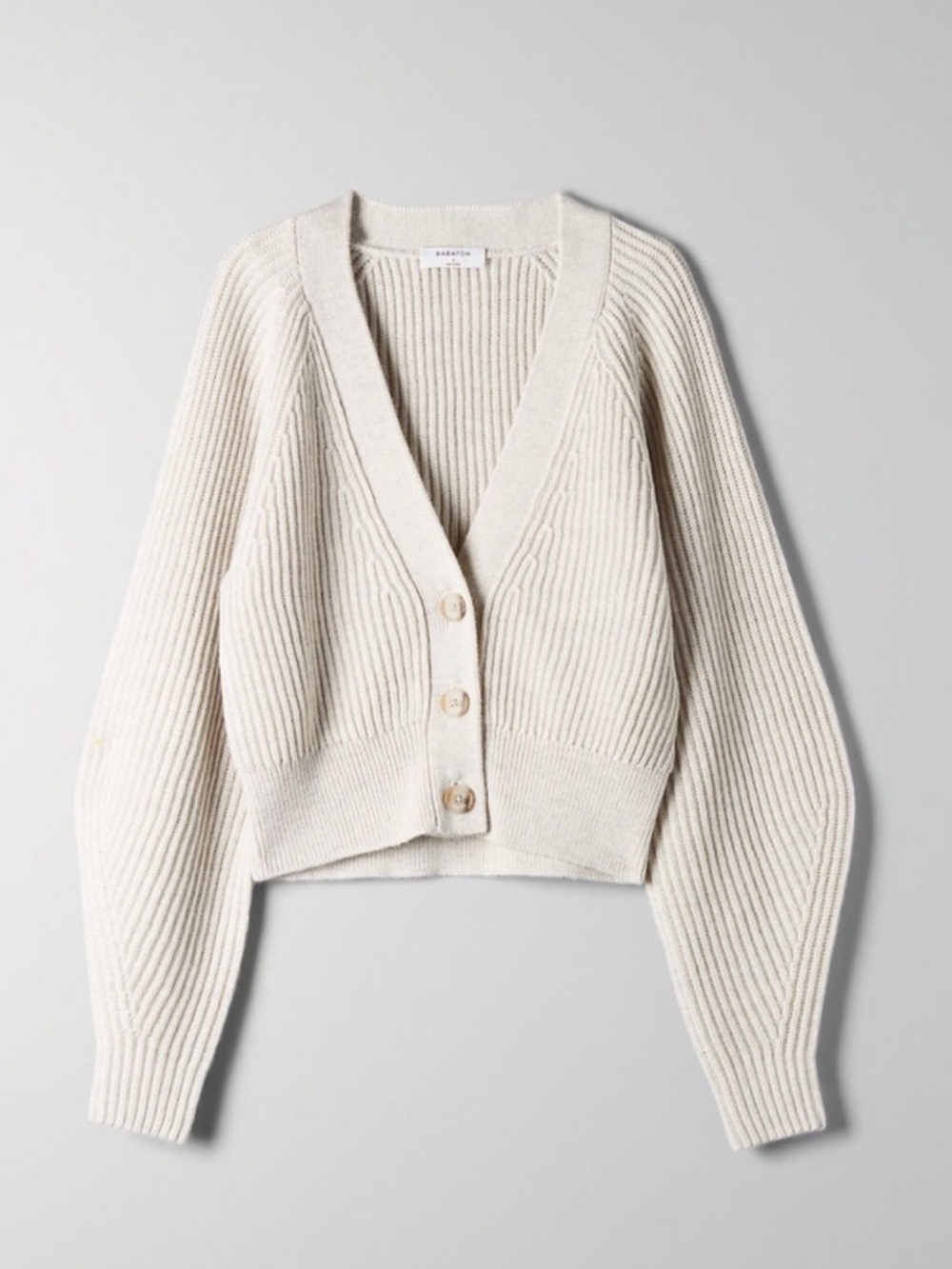 Aritzia Irving Cardigan in Heather Birch